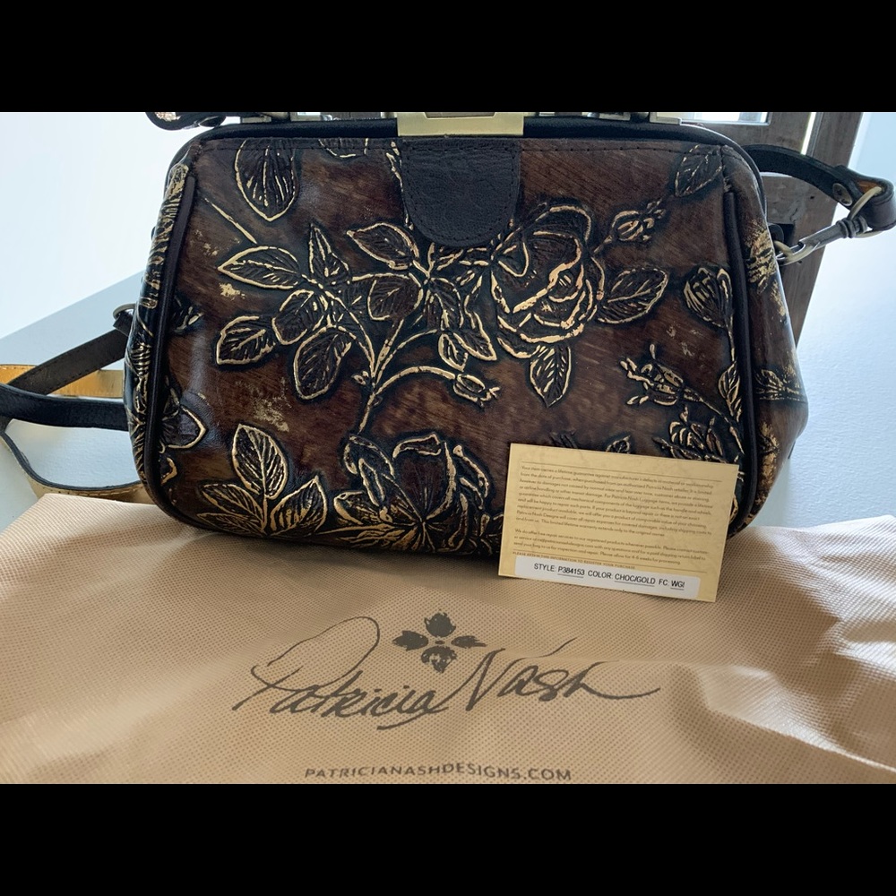Patricia Nash Chocolate Foil purse